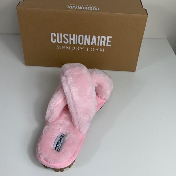 Cushionaire Sandal size 8 women's Cushi Blush Memory Foam - Picture 4 of 6